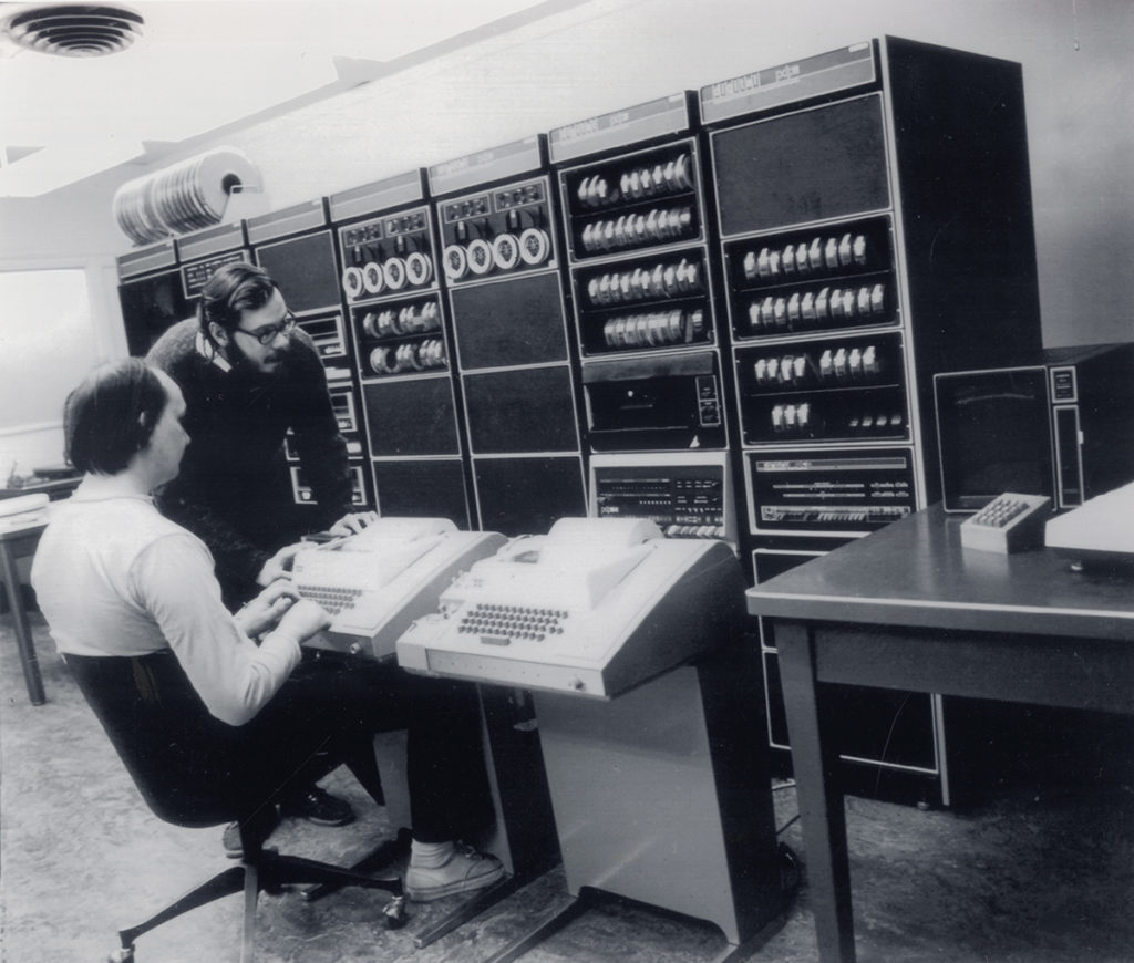 Thompson & Ritchie at PDP-11